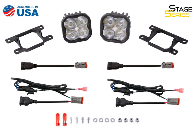 Diode Dynamics SS3 LED Fog Light Kit for 2021-2023 Ford Bronco (w/ Standard Bumper)