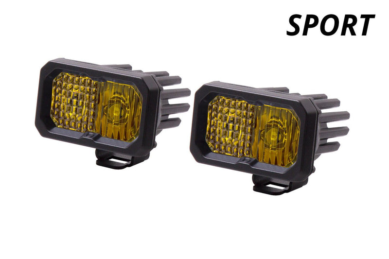 Diode Dynamics Stage Series C2 LED Lights, Amber SPORT