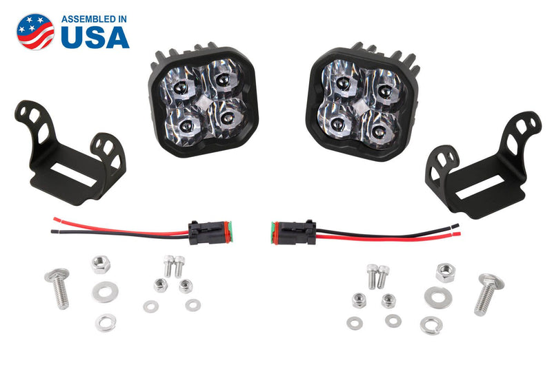 Diode Dynamics Stage Series 3" SAE White Max LED Pod w/Backlighting