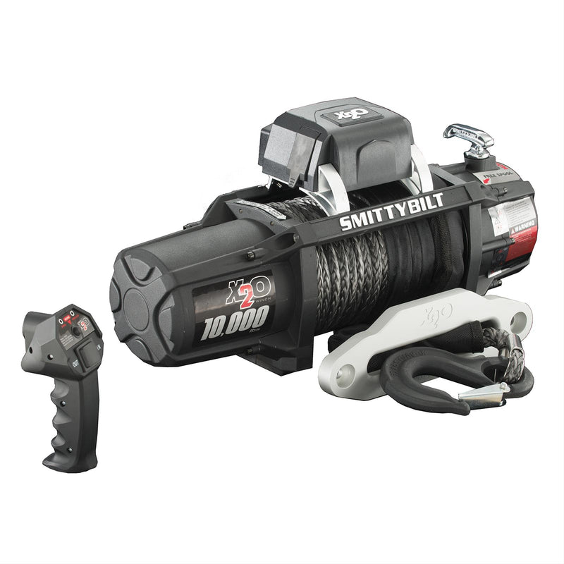 Smittybilt X2O 10K Waterproof Synthetic Rope 10000lb Wireless Winch Gen2